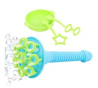 Bubble for the Bubbles, Bubbles for - 3X Bubble Maker - Bubbles Blast Toy with a Manual Tray Round Manual Trumpet Wand for Boys Girls Playground Backyard