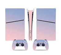 Bubble Free PS5 Slim Skin Disc & Digital Edition Console & Controller Vinyl Cover Skins Wraps - Scratch Resistant, Compatible 43401, Anti Scratch (Disc Version)