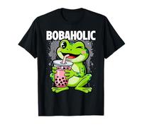 Bubble Frog Boba Tea Bobaholic T-Shirt