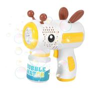 Bubble Generator | Electric Summer Toys That Light Up | Automatic Bubble Generator | for Outdoor Play Backyard Bath Time Party Birthday Halloween Christmas