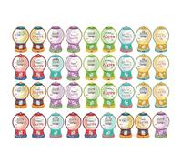 Bubble Gum Machine Easter Cards, 36 Pieces, 11x15.7cm, Candy Dispenser Card, Bubble Gum Greeting, Efficient Event Solution, For Home Party School Classroom