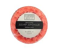 Bubble Gum Scented Soap Sponge | Triple Butter Formula | Exfoliating & Moisturising | Bath, Shower, Hand Wash | 200g