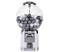 Bubble Gumball Dispenser Machine with 100 Twisters, Classic Bulk Candy Dispenser for Game Retail Stores