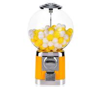 Bubble Gumball Dispenser Machine with 100 Twisters, Classic Bulk Candy Dispenser for Game Retail Stores