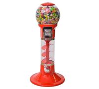 Bubble Gumball Machine, Vintage Candy Gumball Machine for 25-55mm Gashapon Ball, Support Coin Operated and 360° Rotation Provides Fun, Sugar Comes Out Smoothly, for Home, Shop