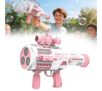 Bubble Guns for Kids - Electric Bubble Machine with Colorful Lights - Bath Bubbles Machine, Over 10,000 Colorful Bubbles Per Minute - Gifts for Kids Birthday Presents Garden Outdoor Summer Party