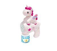 Bubble Guns for Kids, Unicorn Bubble Machine with Wings, Children's Automatic Maker, Blaster for Garden Party, Blower for Girls Gift, Battery Powered for Wedding Outdoor, Toddler Birthday Gifts (PINK)