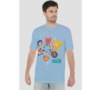 Bubble Guppies Nonny, Deema, Oona, Molly, Goby, Gil T Shirt, Light Blue Other Blue M