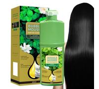 Bubble Hair Dye - Natural Hair Dye 500ml,Long-Lasting Plant Foam Color Dying Mousse for Scalp Beard Daily Women Men Travel Salon Bathroom Outdoor Home