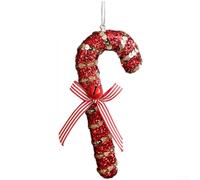 Bubble Hanging Ornament for Holiday Decorations with Red and Alternative White Design, Lightweight and Suitable for Christmas Trees, and Festive Displays, Multiple Sizes (O)