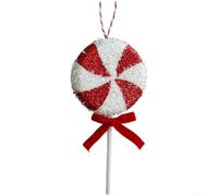 Bubble Hanging Ornament for Holiday Decorations with Red and Alternative White Design, Lightweight and Suitable for Christmas Trees, and Festive Displays, Multiple Sizes (A)