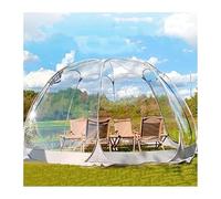 Bubble House Camp Tente d'extérieur transparente pour 4 à 6 personnes Igloo Dome Garden Patio Canopy Shelter Warm Winter Conservatory