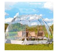 Bubble House Camp Tente d'extérieur transparente pour 4 à 6 personnes Igloo Dome Garden Patio Canopy Shelter Warm Winter Conservatory