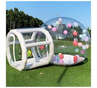 Bubble House Inflatable, 13ft Dia,6.5ft Tunnel Bubble House Inflatable PVC,Waterproof,Clear Inflatable Bubble House for Kids and Adults