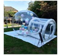 Bubble House Inflatable, 13ft Dia,6.5ft Tunnel Inflatable Tent PVC,Waterproof,Clear House Tent for Kids,Party,Commercial Use