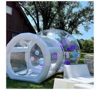 Bubble House, with Blower and Pump Dome Tent PVC,Waterproof,Clear Inflatable Camping Tent for Party