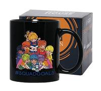 Bubble Hugs, Friendship Coffee Mug 11oz Black - Squadgoals - 80s Rainbow Brite Inspired Ceramic Love Funny Best Friend Buddy Colleague Mate BFF Family Partner Bestie Sister B