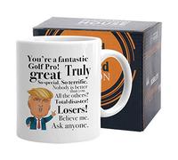 Bubble Hugs Golf Mugs 11 oz White, You're A Fantastic Golf Pro Funny Gift Cup For Golfers Sport Ball Player Putter Dad Husband Coworker Boss Men, White