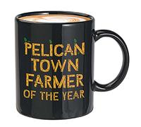 Bubble Hugs Video Game Coffee Mug - Pelican Town Farmer of the Year - Farming Country Adventure Gaming Gamer Stardew Pelican Town 11oz Black