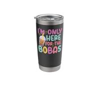 Bubble I'm Only Here for The Bobas Tea Stainless Steel Insulated Tumbler
