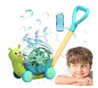 Bubble Lawn Mower - Electric Bubble Bower for Kids - Fun Gardening Push Toy with Blower Maker, Party Games, Kids Birthday, Outdoor Toys, Babies Activity Walker