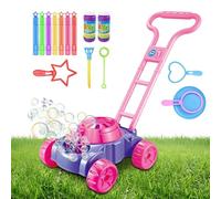 Bubble Lawn Mower - Outdoor Summer Toys, Kids Bubble Machine with Fun Blowing Bubbles, Preschool Backyard Play, Birthday Christmas, Entertainment for Boys Girls Children