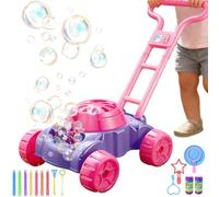 Bubble Lawn Mower - Summer Outdoor Gardening Toy, Fun Bubble Machine with Safe Solution, Kids Preschool Boys Girls, Birthday Christmas, Outdoor Play Entertainment for Children