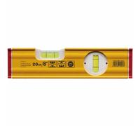 Bubble Level 200 MM Plastic - 2 Folding & Non-Slip End Caps Measuring Tool