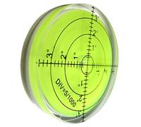 Bubble Level Horizontal Spirit Level Acrylic Housing 60mm Diameter Round Inclinometers Spirit Level Bubble Spirit Level Fence Post Spirit Level for Surveying Instruments