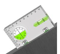 Bubble Level - Magnetic Portable Measuring Square - Check Bubble Level | for Construction Engineering Layout Framing Furniture Cabinetry Hobbyist Workshop Joinery Dovetail