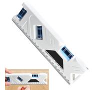 Bubble Level Measuring Tool - 4-in-1 compact small leveler for horizontal vertical plumbing lines, magnetic pocket spirit meter, precision design