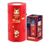 Bubble Machine - 15 Holes Year of the Horse Cool Blower with Light, Rechargeable Automatic Bubble Maker, Fun Easy Procedure, Safe Design, Top Outdoor Toy, Kids Backyard Party 7.09x3.15x3.15 Inches