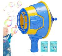 Bubble Machine - Air Cannon Bubble Maker Toy | Educational Handheld Beach Toys for Kids Boys Girls Patio Park