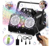 Bubble Machine, Automatic Bubble Blower 200000+Bubbles Per Minute, Bubble Machine for Kids Toddler, Portable Bubble Maker with 2 Speeds,Great Outdoor Toy for Birthday Parties,Weddings and Stage