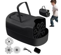 Bubble Machine | Automatic Fun Blowing Toy - Bubble Machine Battery Operated | for Christmas Birthday Easter Party Outdoor Boys Girls Shower Bath