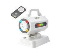 Bubble Machine - Automatic Remote Control Maker | ABS Portable Blower With RGB LED Light Effects, USB/Battery Powered Bubble Toy For Kids Outdoor Backyard Summer Beach Pool Wedding Park