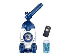 Bubble Machine, Battery Operated with Lights | Bubble Machine with Rocket Shape, for Garden, Beach, Camping, Pool, Birthday, Wedding,