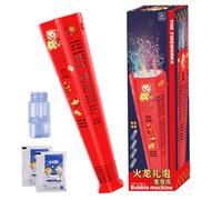 Bubble Machine, Bubble Machine for Parties, Electric Bubble Machine Year of the Snake | Simulated Sparkling Bubble Machine with Realistic Sound and Light for Birthday, Wedding, New