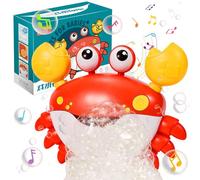 Bubble Machine, Bubble Maker of Solutions, Crab Bath Bubble Toys, Automatic Bath Bubble Machine for Kids, Bath Toys Makes Great Gifts for Girl Boy Reversible Cape for Adults and Kids