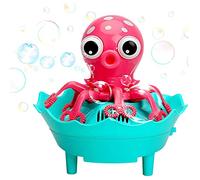 Bubble Machine Clearance Octopus Auto Bubbles Maker Blower with Solution Indoor Outdoor Toys for Kids Toddlers Birthday Party Great Age 3