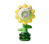 Bubble Machine for | Battery Operated Bubble Generator - Portable Dancing Flower Interactive Toy with Colorful Lights, Garden Games for Girls And Boys