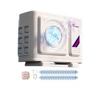 Bubble Machine for Bicycle AC Outdoor Unit Automobile Decor Toy with LED