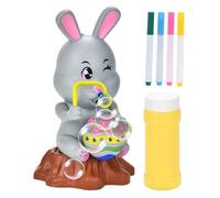 Bubble Machine for Cute Rabbit Leak Proof Blower Toy | DIY Painting Easter Bunny Bubble Machine for Parties, Weddings, Birthdays as Gift and Fillers