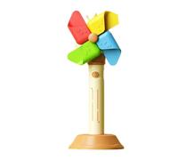 Bubble Machine for Kids, Bubble Blower Maker with Music and Light, Fun Glow Kids Interactive Windmill Bubble Machine 3 Gears Adjustable for Birthday Halloween Christmas (Orange)