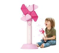 Bubble Machine For Kids - Glows Blower Toys, 3 Gears Rotating Windmill, Musical Lighted Solution, Durable Party | Summer Play Toy Garden, Picnic, Holiday, Beach, Birthday, Outdoor Fun