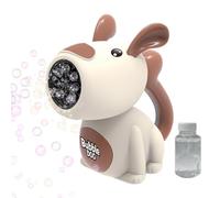 Bubble Machine for Kids Hand-Crank Type Cartoon Dog Shape Handheld Outdoor