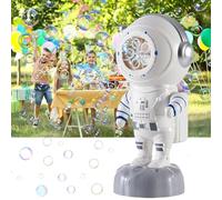 Bubble Machine for Kids Parties Dogs, Xndryan 360° Rotating Automatic Bubbles Blower Maker for Indoor Outdoor, Professional Rechargeable Bubble Machine for Birthday Wedding, 2 Speed Modes