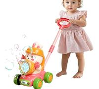 Bubble Machine for Thes, Bubble Maker for | Rabbit Trolley Troys - Walker Toddler Rotary Fan with LED Lights, Preschool Learning Activities