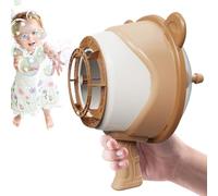 Bubble Machine,Handheld Air Cannon Bubble Blower - Water Game Wind-Powered Outdoor Activity for Yard Park Garden Beach Patio