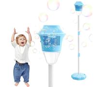 Bubble Machine LED Lights | Bubble Blowing Machine Maker - Bubble Machine for Kids with Built-in Rechargeable Batteries for Birthday Parties, Weddings, Graduations